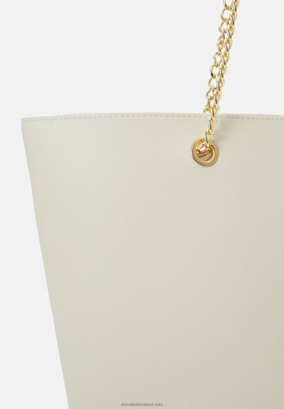 Z62T2482 Women Anna Field Tote Bag Beige