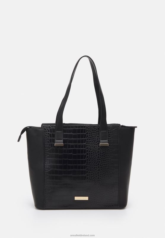 Z62T2483 Women Anna Field Tote Bag 802 Black