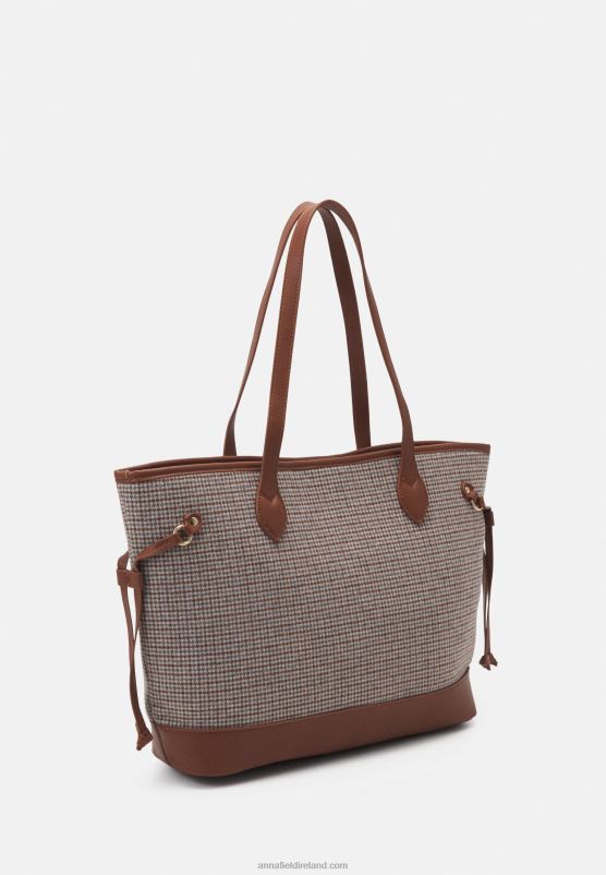 Z62T2486 Women Anna Field Tote Bag Cognac