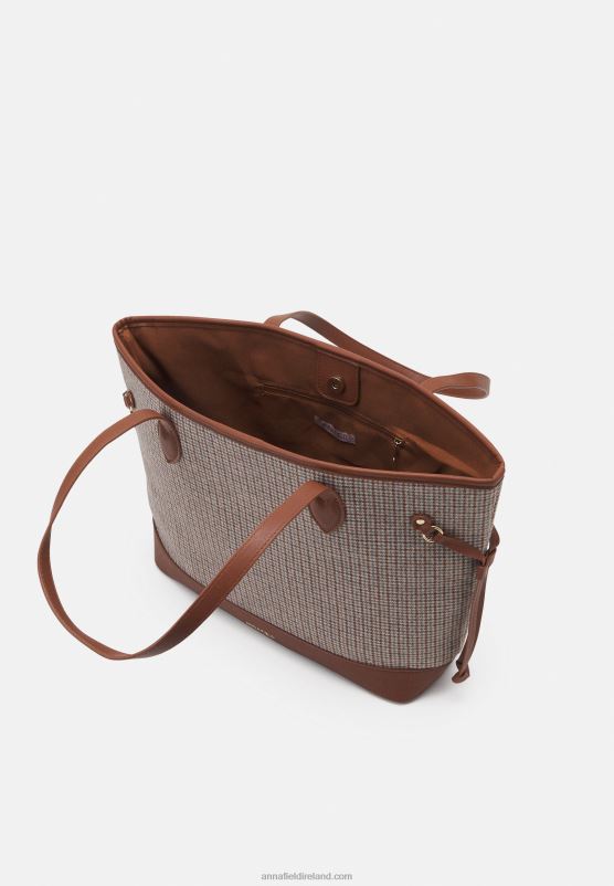 Z62T2486 Women Anna Field Tote Bag Cognac