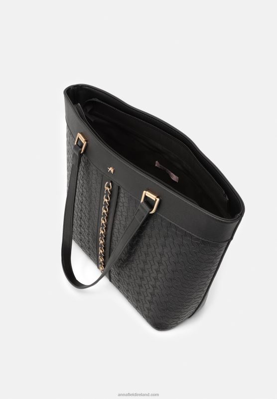 Z62T2488 Women Anna Field Tote Bag 802 Black