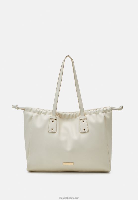 Z62T2492 Women Anna Field Tote Bag Off-White