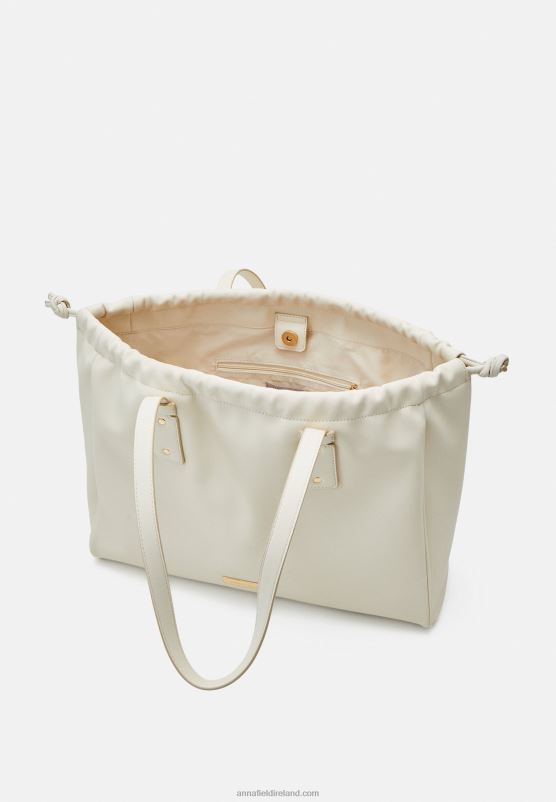 Z62T2492 Women Anna Field Tote Bag Off-White