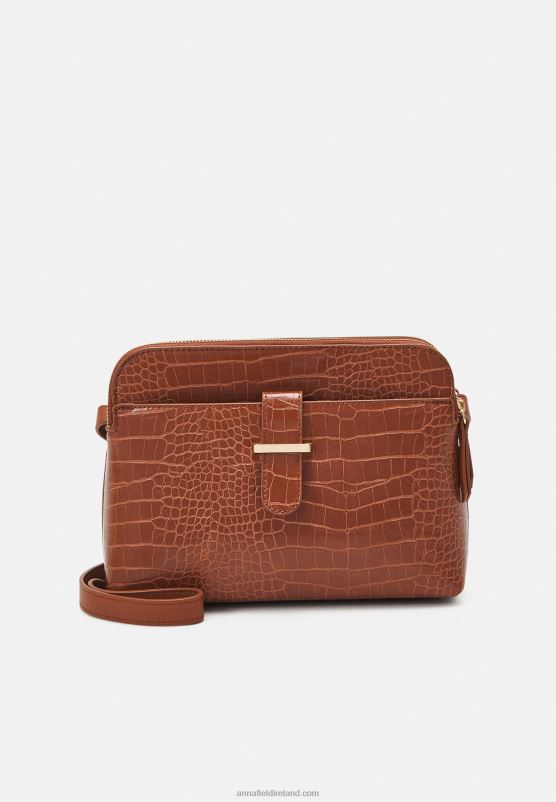 Z62T2497 Women Anna Field Across Body Bag Cognac