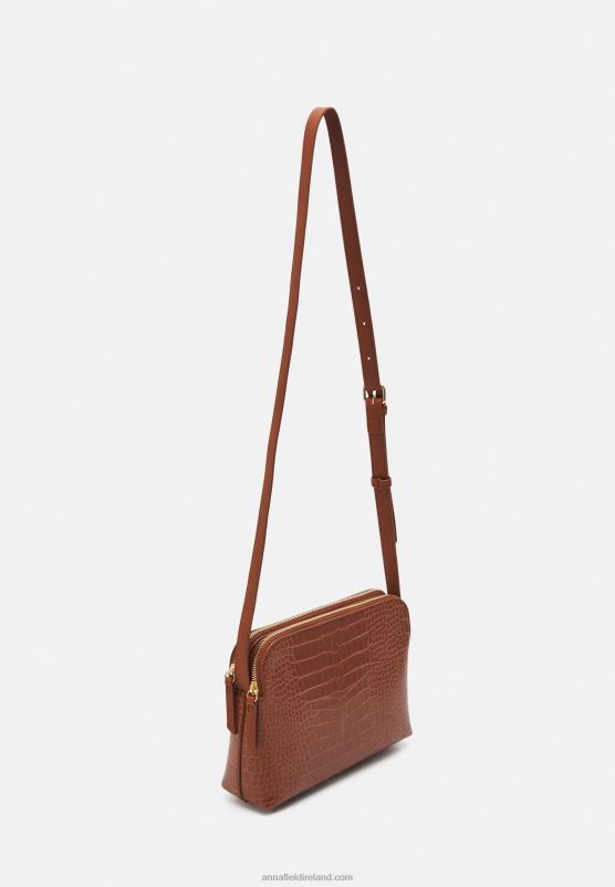 Z62T2497 Women Anna Field Across Body Bag Cognac