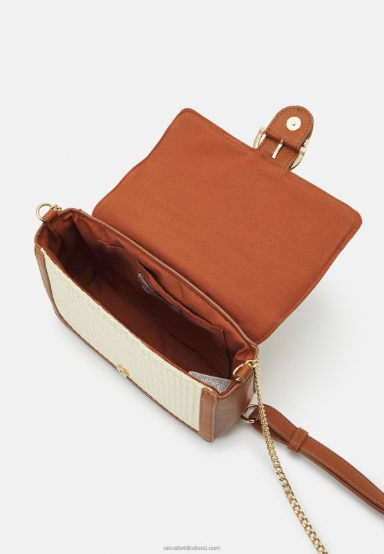 Z62T2498 Women Anna Field Across Body Bag Cognac