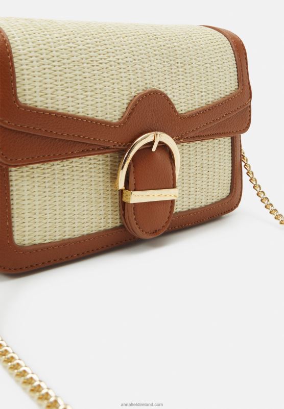 Z62T2498 Women Anna Field Across Body Bag Cognac