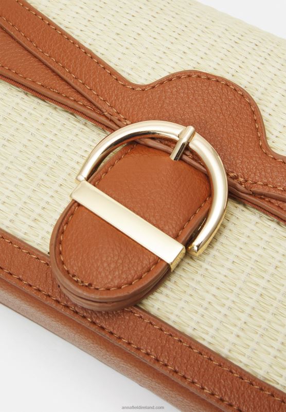 Z62T2498 Women Anna Field Across Body Bag Cognac