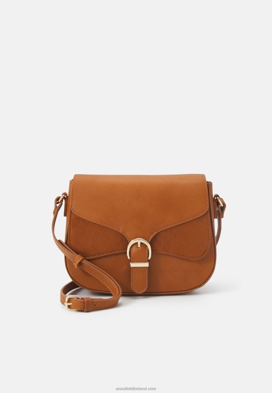 Z62T2504 Women Anna Field Across Body Bag Cognac