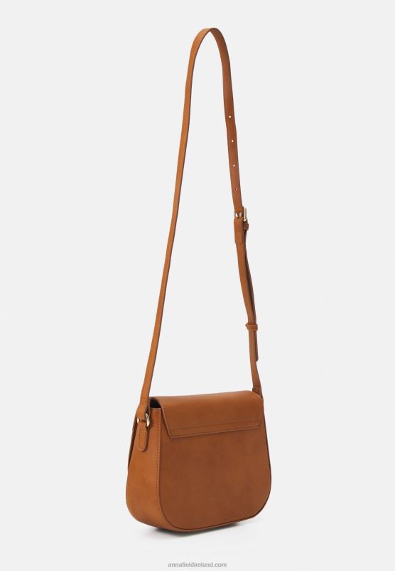 Z62T2504 Women Anna Field Across Body Bag Cognac