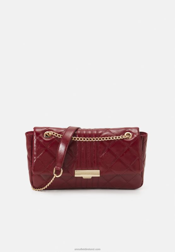 Z62T2505 Women Anna Field Across Body Bag Bordeaux