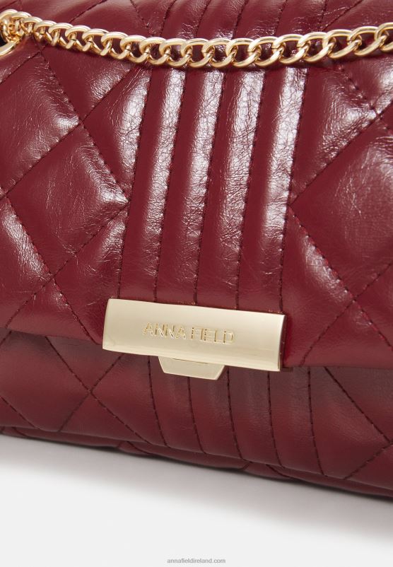 Z62T2505 Women Anna Field Across Body Bag Bordeaux