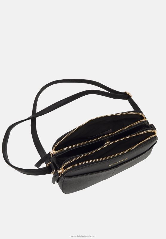 Z62T2507 Women Anna Field Across Body Bag Black