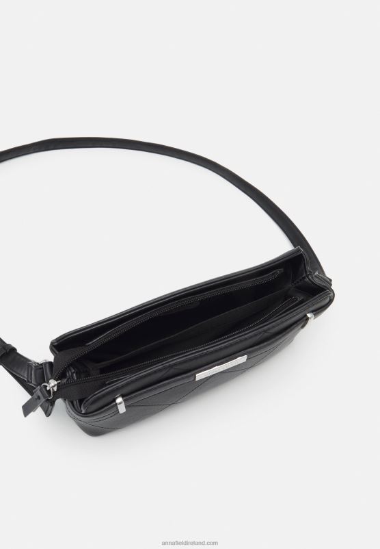 Z62T2508 Women Anna Field Across Body Bag Black