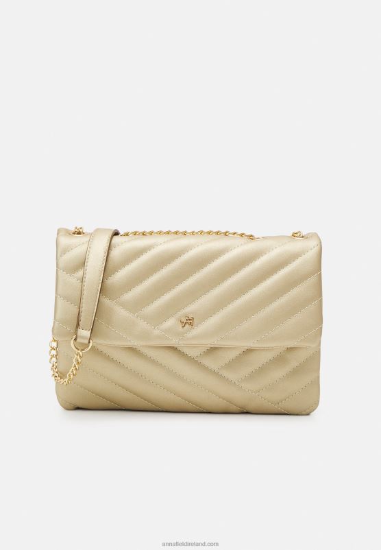 Z62T2513 Women Anna Field Across Body Bag Gold-Coloured