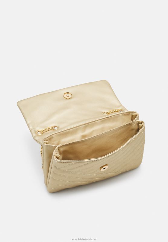 Z62T2513 Women Anna Field Across Body Bag Gold-Coloured