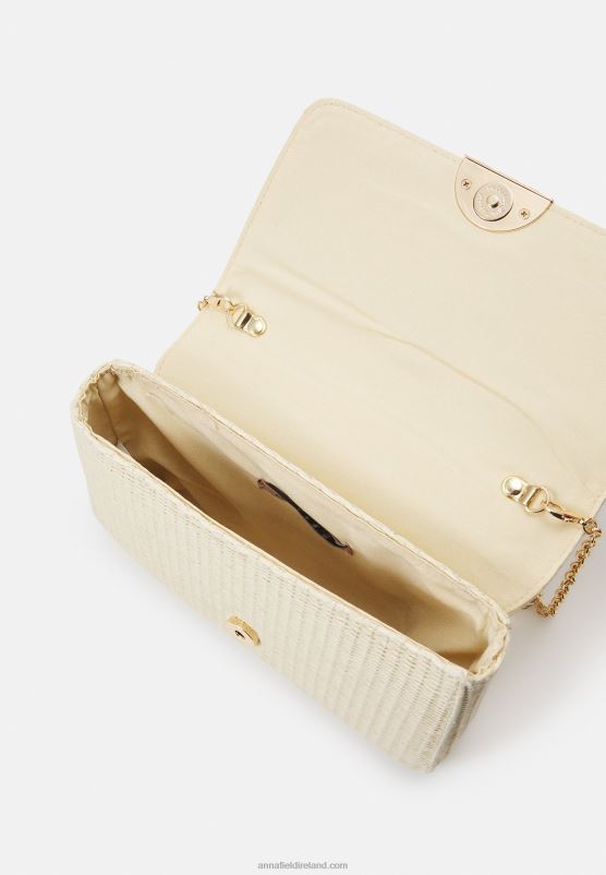 Z62T2546 Women Anna Field Across Body Bag Beige