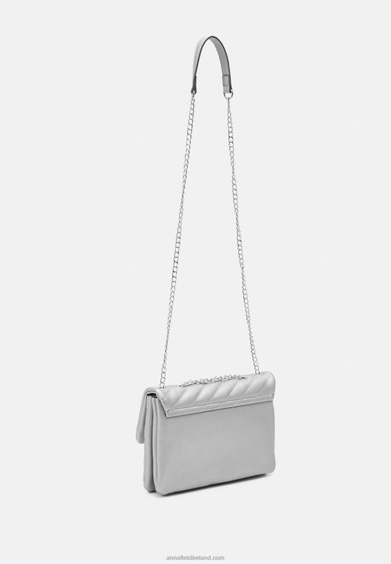 Z62T2551 Women Anna Field Across Body Bag Silver-Coloured