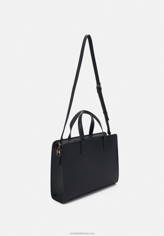 Z62T2580 Women Anna Field Awh-E754 502 Blue Laptop Bag Black