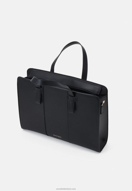 Z62T2580 Women Anna Field Awh-E754 502 Blue Laptop Bag Black