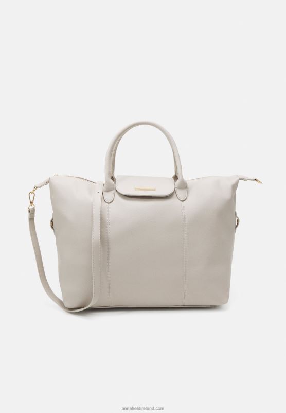 Z62T2634 Women Anna Field Weekend Bag Light Grey