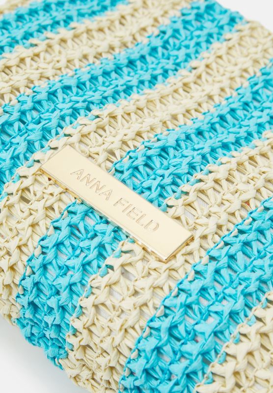 Z62T2646 Women Anna Field Wash Bag Beige/Blue