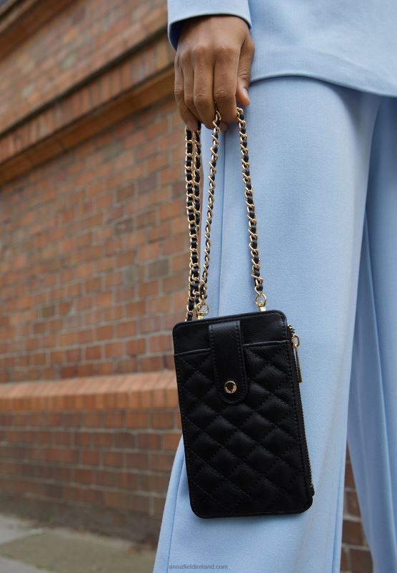 Z62T2647 Women Anna Field Phone Case Black