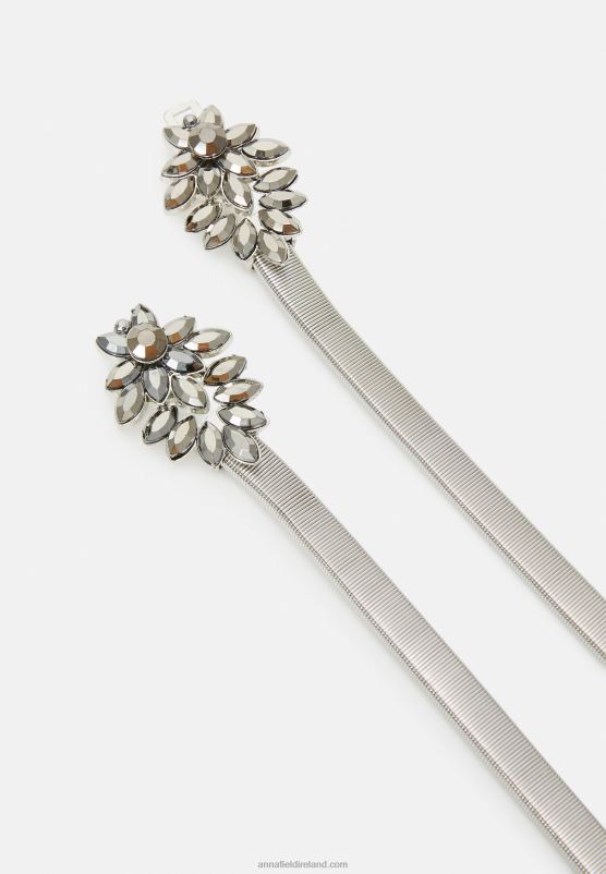 Z62T2732 Women Anna Field Belt Silver-Coloured