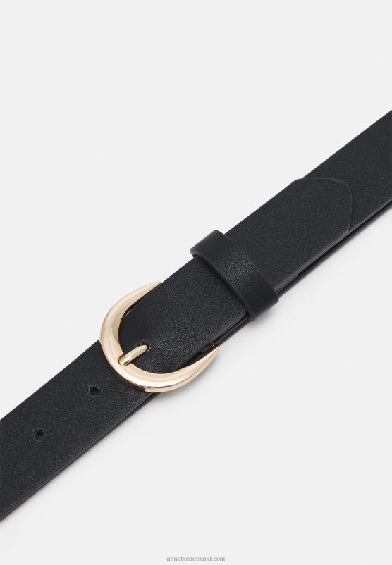 Z62T2739 Women Anna Field Belt Black/Gold-Coloured