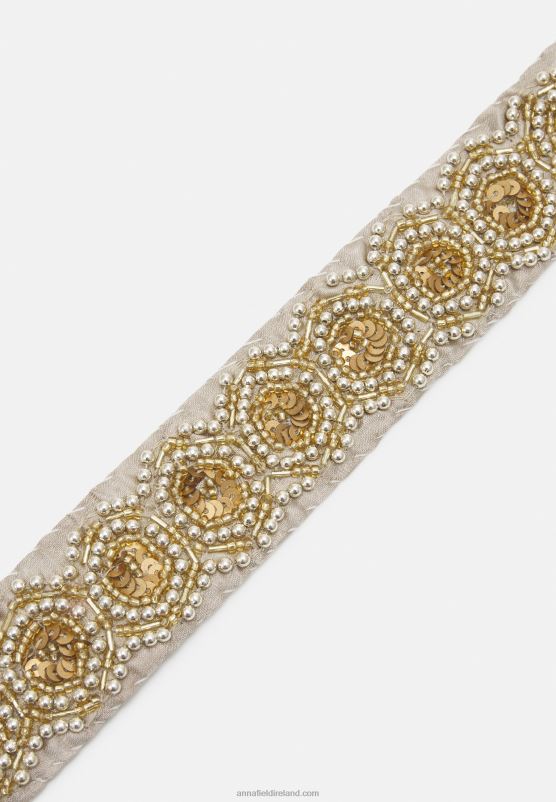 Z62T2741 Women Anna Field Belt Beige/Gold-Coloured