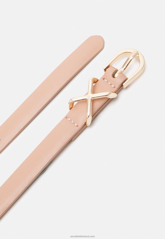 Z62T2750 Women Anna Field 3 Pack Belt Black/Rose Gold-Coloured /Mustard Yellow