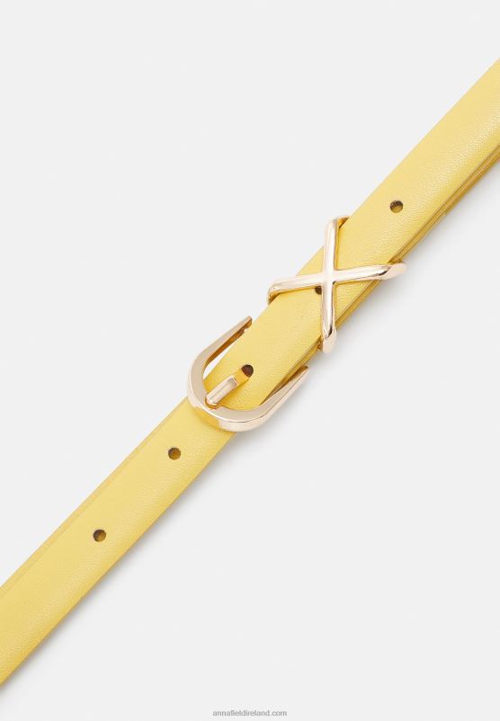 Z62T2750 Women Anna Field 3 Pack Belt Black/Rose Gold-Coloured /Mustard Yellow