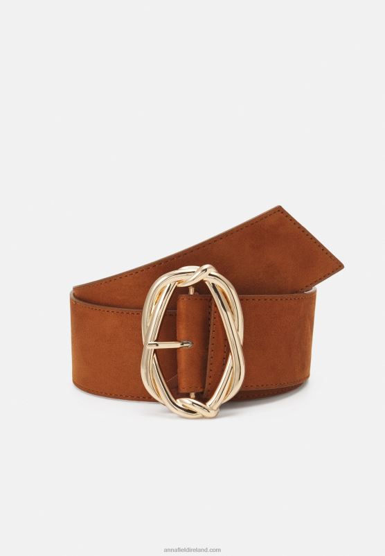 Z62T2762 Women Anna Field Belt Cognac