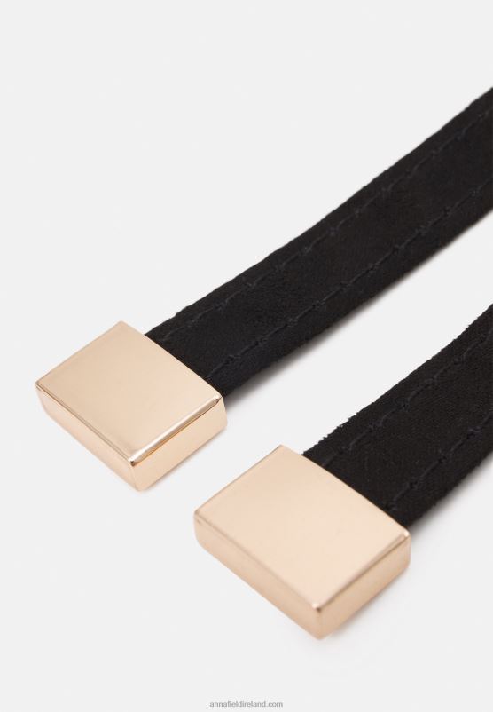 Z62T2764 Women Anna Field Waist Belt Black