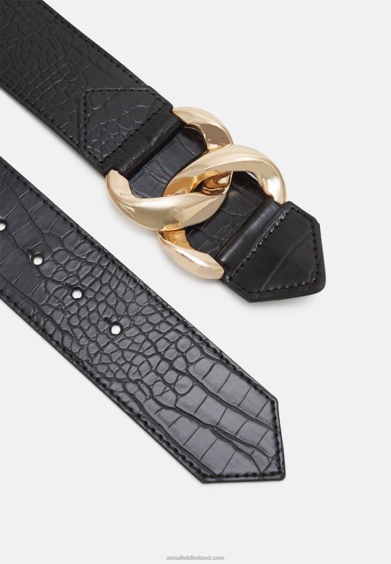 Z62T2765 Women Anna Field Waist Belt Black