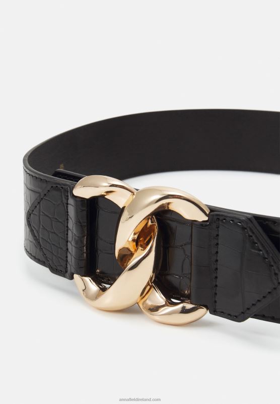 Z62T2765 Women Anna Field Waist Belt Black