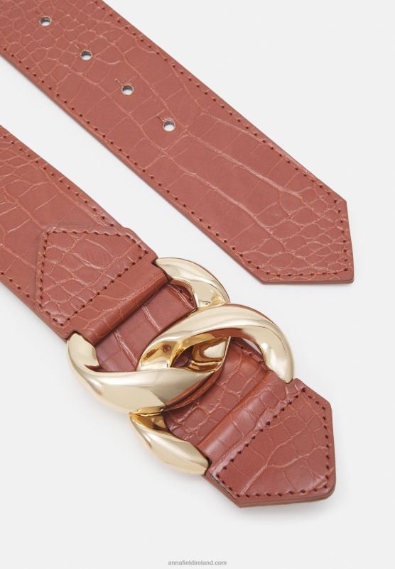Z62T2766 Women Anna Field Waist Belt Cognac