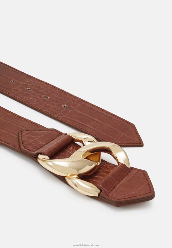 Z62T2776 Women Anna Field Waist Belt Brown