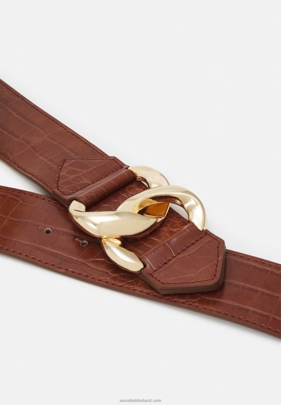 Z62T2776 Women Anna Field Waist Belt Brown