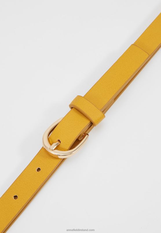 Z62T2777 Women Anna Field 3 Pack Waist Belt Black/Yellow/Taup