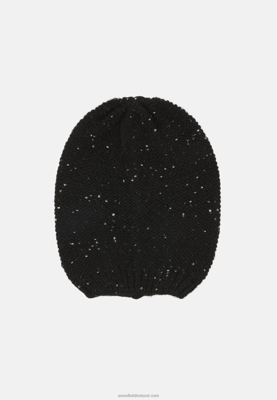 Z62T2714 Women Anna Field Beanie Black