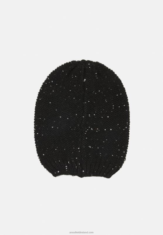 Z62T2714 Women Anna Field Beanie Black