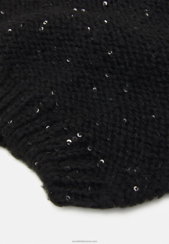 Z62T2714 Women Anna Field Beanie Black