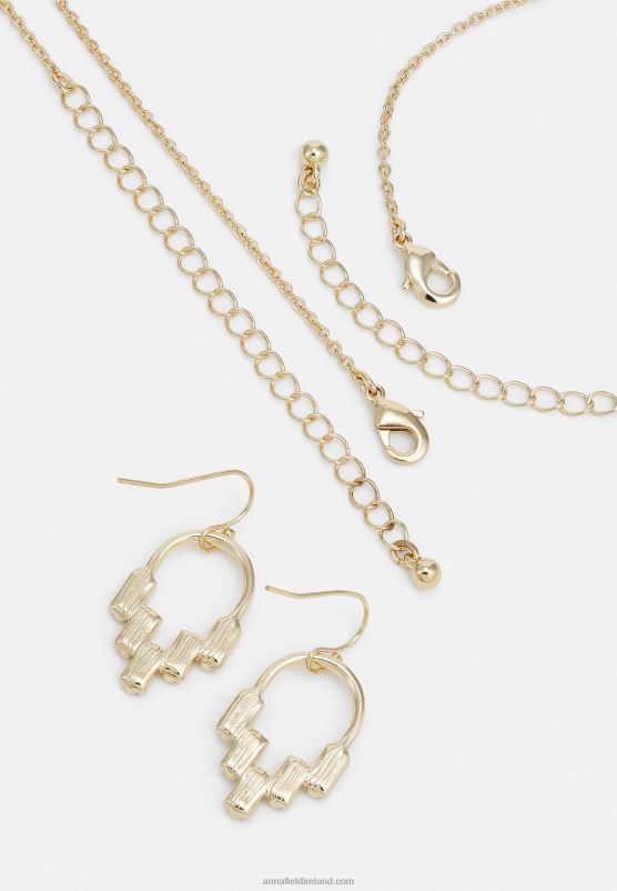 Z62T2653 Women Anna Field Set Earrings Gold-Coloured