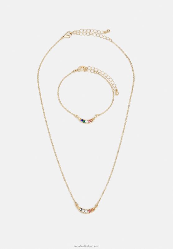 Z62T2654 Women Anna Field Set Necklace Gold-Coloured