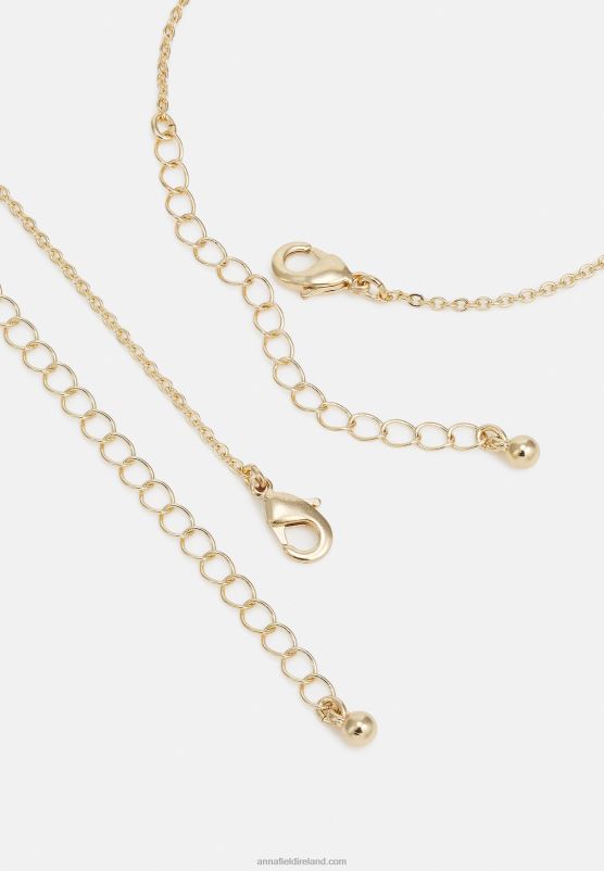 Z62T2654 Women Anna Field Set Necklace Gold-Coloured