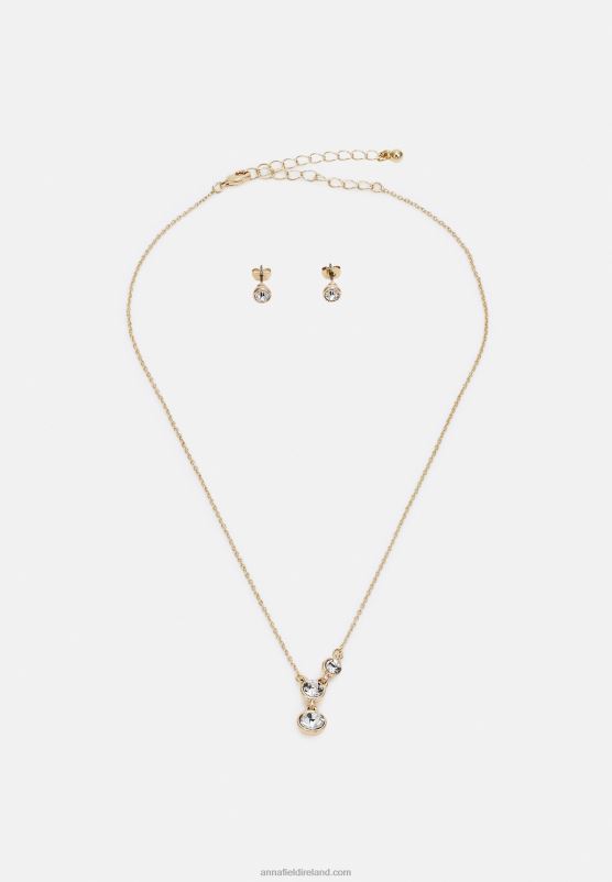 Z62T2655 Women Anna Field Set Earrings Gold-Coloured