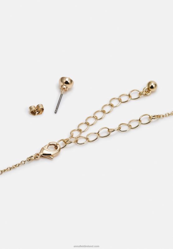 Z62T2655 Women Anna Field Set Earrings Gold-Coloured