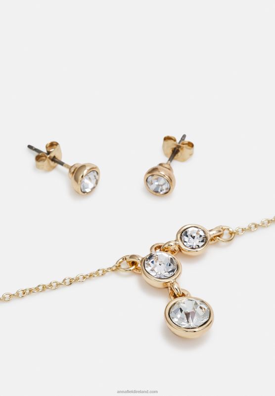 Z62T2655 Women Anna Field Set Earrings Gold-Coloured