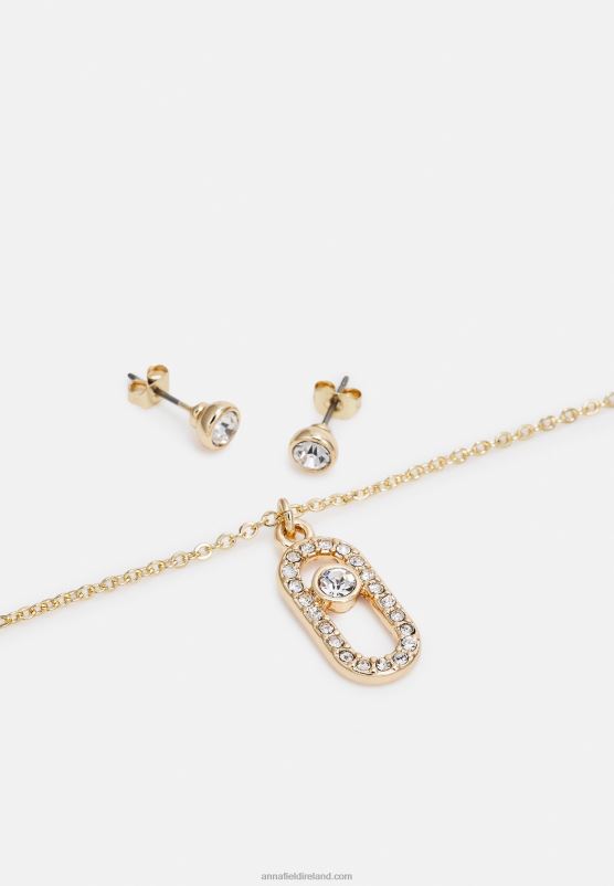 Z62T2656 Women Anna Field Set Earrings Gold-Coloured